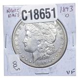 1893-O Morgan Silver Dollar