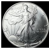 1986 1 oz Silver American Eagle $1 SUPERB GEM BU