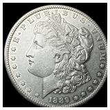 1889 Morgan Silver Dollar CLOSELY UNCIRCULATED