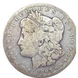 1893-CC Morgan Silver Dollar