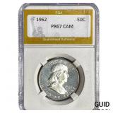 1962 Franklin Half Dollar PGA PR67 CAM