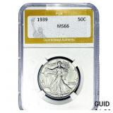 1939 Walking Liberty Half Dollar PGA MS66