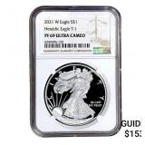 2021-W Silver Eagle NGC PF69 Hearldic Eagle T-1 UC