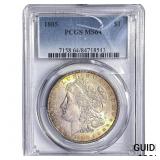 1885 Morgan Silver Dollar PCGS MS64