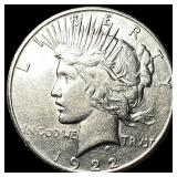 1922 Silver Peace Dollar UNCIRCULATED