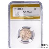 1938-D Buffalo Nickel PGA MS67