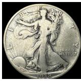 1938-D Silver Half Dollar NICELY CIRCULATED