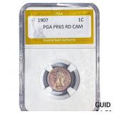1907 Indian Head Cent PGA PR65 RD CAM
