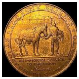 1961 Pony Express Centennial Medal UNCIRCULATED