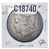 1892-CC Morgan Silver Dollar