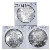 [3 Coins] 1885 Morgan Silver Dollar
