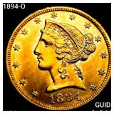 1894-O $5 Gold Half Eagle