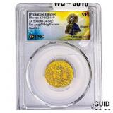 Byzantine Phocas 602-610 AD Gold Solidus PNC VF C