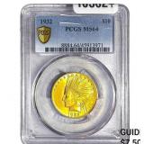 1932 $10 Gold Eagle PCGS MS64
