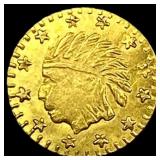 1853 Gold California Fractional UNCIRCULATED