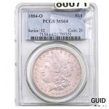 1884-O Morgan Silver Dollar PCGS MS64
