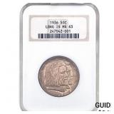 1936 Long Island Half Dollar NGC MS63