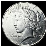 1928-S Silver Peace Dollar UNCIRCULATED