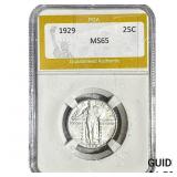 1929 Standing Liberty Quarter PGA MS65