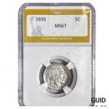 1935 Buffalo Nickel PGA MS67