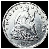 1858 Silver Half Dime CHOICE AU