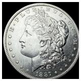 1887 Silver Morgan Dollar CHOICE AU