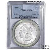 1884-O Morgan Silver Dollar PCGS MS64