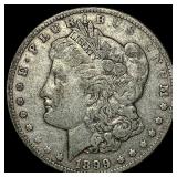 1899-O Silver Morgan Dollar ABOUT UNCIRCULATED