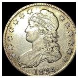1834 Capped Bust Half Dollar NEARLY UNCIRCULATED
