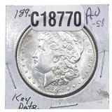1892 Morgan Silver Dollar