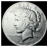 1935-S Silver Peace Dollar NEARLY UNCIRCULATED