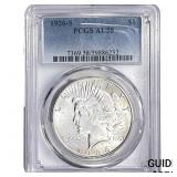 1926-S Silver Peace Dollar PCGS AU58