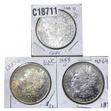 [3 Coins] 1883 Morgan Silver Dollar