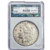 1882-O Morgan Silver Dollar NCGS AU58