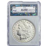 1889 Morgan Silver Dollar NCGS AU50