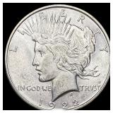 1922-D Silver Peace Dollar UNC