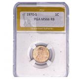 1970-S Wheat Cent PGA MS66 RB
