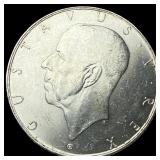 1938 Sweden Silver 2 Kroner UNCIRCULATED