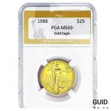 1988 1/2oz $25 Gold Eagle PGA MS69