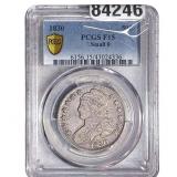 1830 Capped Bust Half Dollar PCGS F15 Small 0