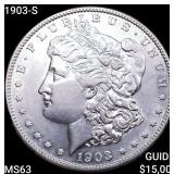 1903-S Morgan Silver Dollar CHOICE BU