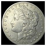 1891-CC Morgan Silver Dollar CLOSELY UNCIRCULATED