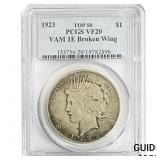1923 Morgan Silver Dollar PCGS VF20