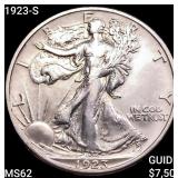 1923-S Walking Liberty Half Dollar UNCIRCULATED