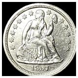 1857 Seated Liberty Dime UNCIRCULATED