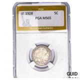 1928 Buffalo Nickel PGA MS65