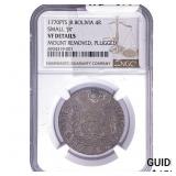 1770 Bolivia Silver 4 Reales NGC VFDetails Mount R