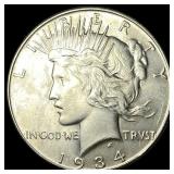 1934 Peace Silver Dollar CHOICE BU