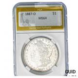 1887-O Morgan Silver Dollar PGA MS64