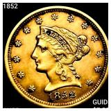 1852 $2.50 Gold Quarter Eagle